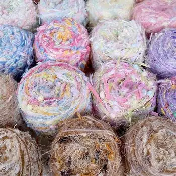 100 г/рулон ручная работа тканая сумка толстая пряжа шарф сумка подарочный декор