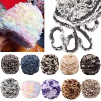 100 г/шар ткачество свитера шапки куклы ручная работа для самостоятельного вязания спицами и крючком