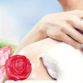 100 г травяных растений, натуральных роз, эфирного масла женьшеня, мыло для душа ручной работы, освежающее 100g