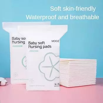 100% хлопковые подушечки для подгузников, одноразовые водонепроницаемые дышащие подушечки для подгузников для новорожденных, матрас, 100 шт. M CDC004 N