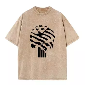 100% хлопок, 230 г/м, потертая футболка Old Craft большого размера, большие размеры, с круглым вырезом, мужская футболка большого размера, крутая футболка, женские футболки, топы S чёрный