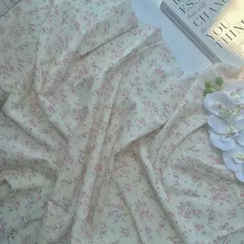 100% Хлопок 40-го номера цифровая печать цветочная ткань для женской и детской одежды, платьев, пижам, сумок и DIY проектов. 95 cm