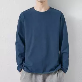 100% хлопок, фирменное качество, мужская футболка, однотонная, с длинными рукавами, однотонная женская футболка, футболки для мужчин, топы US S серый