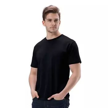 100% хлопок, летние мужские футболки, однотонные повседневные футболки с мягким верхом, большие размеры S-3XL S серый