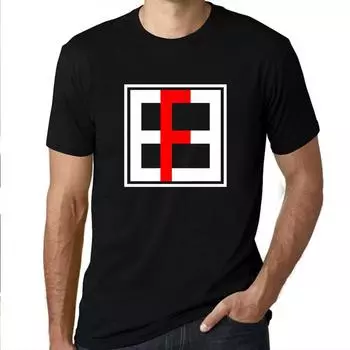 100% хлопок мужская футболка летняя модная футболка с коротким рукавом с графическим принтом S чёрный