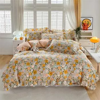 100% хлопок пододеяльник для взрослых и детей пододеяльник с принтом покрывало для домашнего постельного белья funda nordica покрывало для кровати (Нет наволочки) Single 150x200cm 1pc