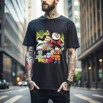 100% хлопок ТОПЫ УНИСЕКС ФУТБОЛКИ МУЖСКИЕ ЖЕНСКИЕ Аниме Винтажная Специальная Футболка Манга Футболка Аниме Любовь Футболка Японская рубашка 441 M чёрный