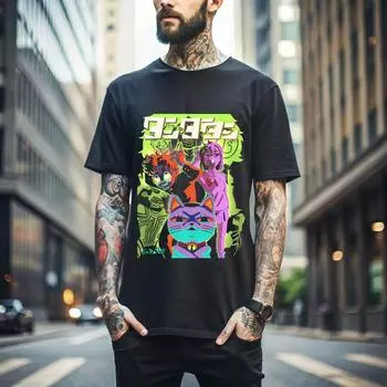 100% хлопок ТОПЫ УНИСЕКС ФУТБОЛКИ МУЖСКИЕ ЖЕНСКИЕ Dandadan Okarun Футболка,Okarun,Momo Ayase,Аниме, Японский,Милый,Графическая футболка 144 S