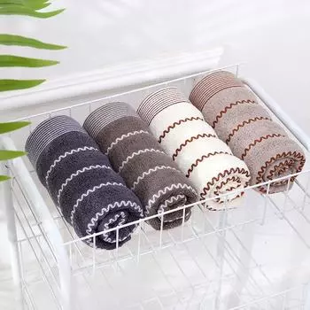 100% хлопок, высококачественные банные полотенца для лица, белые, синие, мягкие на ощупь, хорошо впитывающие, полотенца для душа, гостиничные, разноцветные, 75x35 см синий