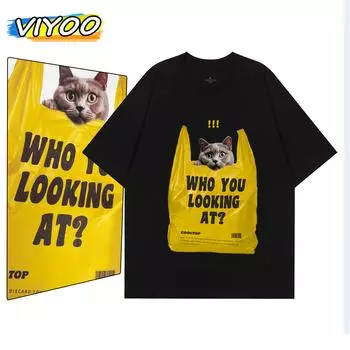 100% хлопок, женские и мужские футболки с принтом, летняя одежда, женские короткие рубашки в Корейском стиле в стиле Харадзюку, уличная женская блузка XL