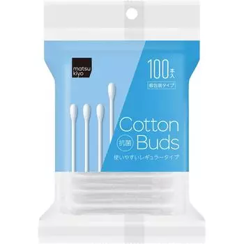 100 индивидуально упакованных противомикробных ватных тампонов Ватный тампон в общем пакете Ватный тампон в общем пакете 1 set