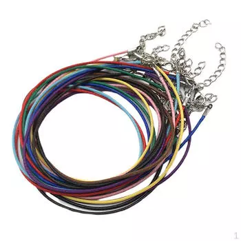 100-каратное ожерелье, цепочка-шнур с застежкой-лобстером, самодельные украшения Deep Coffee