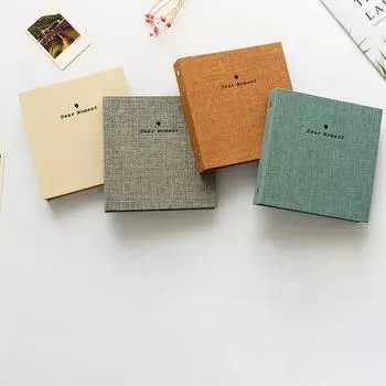 100 карманов, 3-дюймовый переплет для фотоальбома для Instax Mini 11 9 8 7S 90 70 25 зелёный