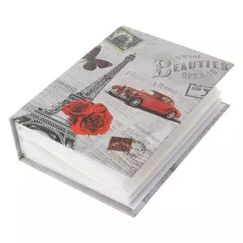 100 Карманов для Фотоальбома Вставные Фотографии Книга Чехол Память Подарок синий