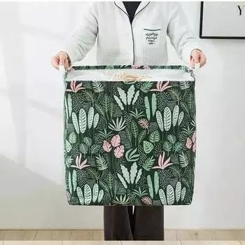 100 л складная корзина для белья круглая сумка для хранения большая корзина складная одежда игрушка корзина ведро органайзер большая емкость 100L