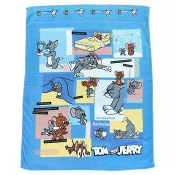 100 Libertine Том и Джерри сон одеяло одеяло полотенце одеяло большое банное полотенце хлопок ясли детский сад милый ребенок