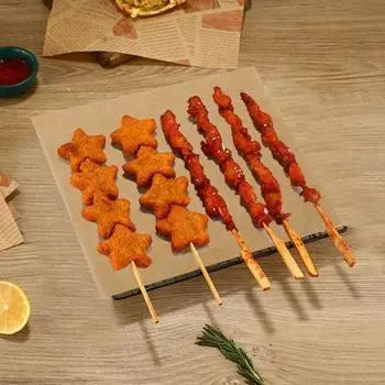 100 листов, 30 см, лист гастрономической бумаги, жиростойкая вощеная бумага, оберточная бумага для гамбургеров, сэндвичей, вкладыш для корзины для выпечки, маслостойкая пищевая бумага 100pcs розовый/коричневый