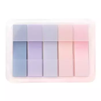 100 листов для создания страниц 5 цветов для быстрой маркировки с прочной адгезией выдвижные индексные стикеры для офиса