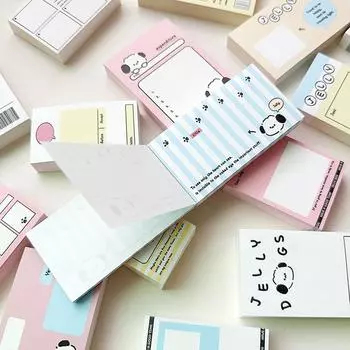 100 листов/шт. блокнот с героями мультфильмов, липкий список дел, контрольный список, блокнот-планировщик для сотрудников, студентов, канцелярские принадлежности, журналы 40*70mm