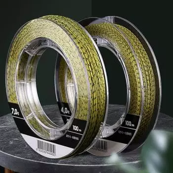 100 м прочный полиэтилен 4 нити плетения лески веревка снасти инструмент рыбный аксессуар 0.6