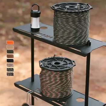 100 м военный 550 стандартный 9-жильный паракордовый канат 4 мм для выживания на открытом воздухе парашютный шнур для зонта для выживания DIY палатка ремешок для шнура пустынный