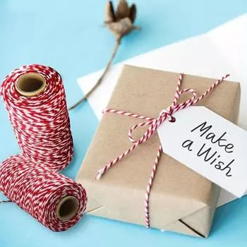 100 метров/рулон, два цвета, хлопковая бечевка, шнур, рождественские свадебные украшения, подарочная упаковка, веревка, сделай сам, подарочная упаковка для рукоделия