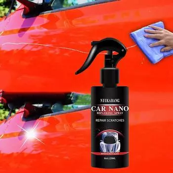 100 мл 120 мл 250 мл нано-спрей для ремонта царапин автомобиля с керамическим покрытием для ухода за краской и обеззараживания антиокислительный польский инструмент для покрытия стекла 100ML
