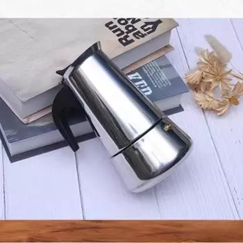 100 мл/200 мл/300 мл Кофеварка из нержавеющей стали Эспрессо Чайник для молока Мокко-кофеварки для кухни Кофейная утварь Кофейные аксессуары