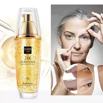 100 мл 24-каратная золотая эссенция, увлажняющий крем для лица с гиалуроновой кислотой, глубоко увлажняющий, сужающий поры, нежный уход за кожей 100ML