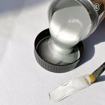 100 мл акриловая краска с золотым лаком и металликом, водостойкая и не выцветающая, для тонировки статуй серебряный