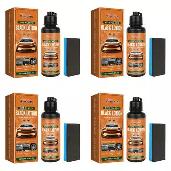 100 мл Автомобильный пластиковый восстанавливающий состав для восстановления черного блеска Автомобильный пластиковый восстанавливающий состав