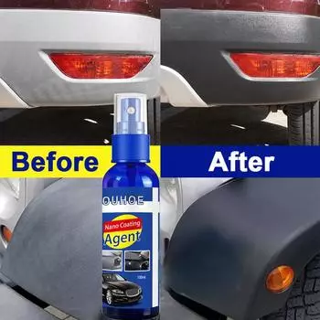 100 мл автомобильный пластиковый восстановительный агент для покрытия, авто пластиковый резиновый наружный ремонт, чистый восстановительный агент для обслуживания автомобиля ZPG 100ml