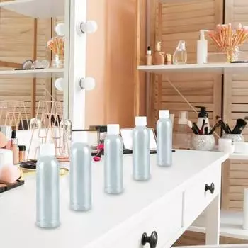 100 мл дорожные бутылки портативный многоразовый диспенсер без бисфенола А прозрачный дизайн для косметических туалетных принадлежностей 100ML чёрный