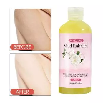 100 мл грязевой гель для растирания камелия алоэ персик увлажняющий мягкий универсальный очищающий уход за телом осветляющий кожу отшелушивающий крем для всего тела для мужчин и женщин barbados aloe