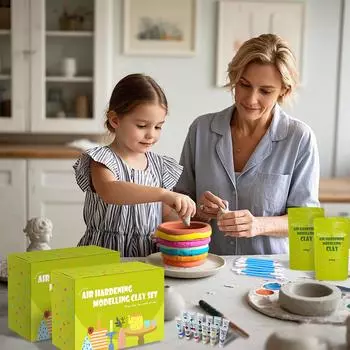 100 мл каменный пластик не требующий выпекания высушенный гончарный набор инструментов для гончарного дела упаковка материалов для самостоятельной работы One Size