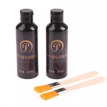 100 мл клей для настольного тенниса профессиональный резиновый клей для ракеток настольного тенниса с кисточкой прочный клей для ремонта ракеток для пинг-понга