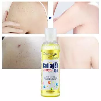 100 мл коллагенового масла для тела, увлажнение, увлажнение и осветление, массаж тела, омоложение кожи 100ml