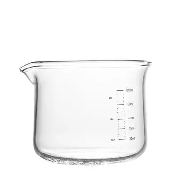 100 мл мерные чашки для эспрессо со шкалой прозрачная стеклянная чашка для экстракции мини-кружка для кофе чашка для молока домашний кухонный измерительный инструмент 100ml