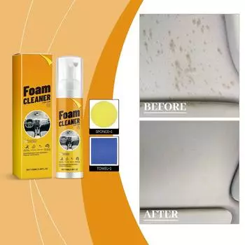 100 мл многоцелевого пенного очистителя быстро очищает и эффективно удаляет пятна One Size