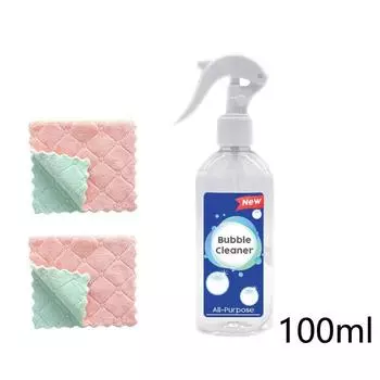 100 мл многофункциональное домашнее кухонное средство для удаления жира и пятен, пенный очиститель, спрей для чистки кухни и ванной комнаты 100ml
