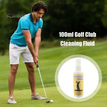 100 мл очиститель для клюшек и рукояток для гольфа, спрей для чистки клюшек для гольфа, средство для удаления грязи, пота и чистки клюшек, утюгов, драйверов 100ML