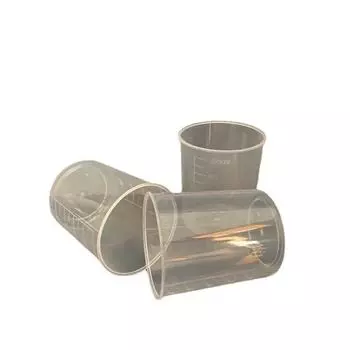 100 мл пластиковый цилиндр, мерный стакан, 10 шт., точечные товары, лабораторные измерения, небольшой мерный стакан, стакан, пластиковые мерные стаканчики 5.4*6.4*4.7cm