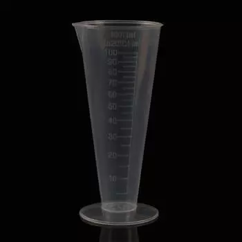 100 мл пластиковый мерный стаканчик прозрачный мерный стаканчик с носиком без ручки контейнер для жидкости для кухонного бара принадлежности