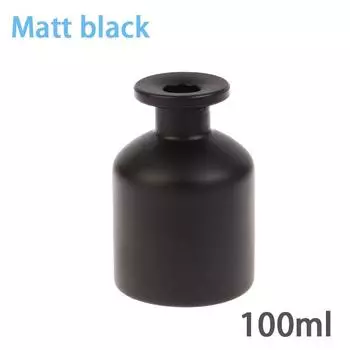 100 мл пустые флаконы для аромата можно использовать ротанговые палочки очищающий воздух аромадиффузор набор флаконы для эфирных масел для комнаты офиса Matt black