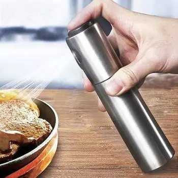 100 мл распылитель для бутылок из нержавеющей стали, диспенсер для приготовления уксуса и масла, кухонный инструмент серебряный