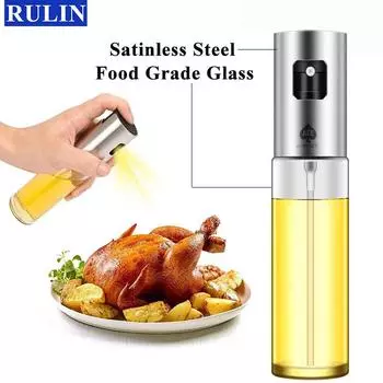 100 мл распылитель масла пищевой стеклянный распылитель оливкового масла для приготовления пищи бутылка уксуса стеклянная бутылка оливкового масла спрей