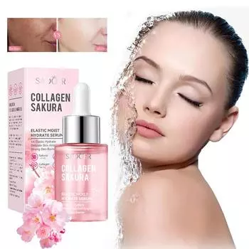 100 мл SADOER Centella Sakura Vitamin C Hyaluronic Acid Facial Serum Увлажняющая укрепляющая увлажняющая эссенция для лица Уход за кожей 30ml