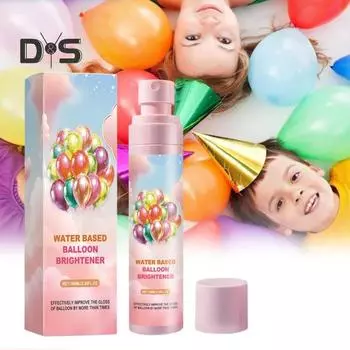 100 мл спрей для блеска воздушных шаров, долговечный спрей для блеска воздушных шаров, не требующий стирания, спрей для латексных воздушных шаров для украшения вечеринок и мероприятий C