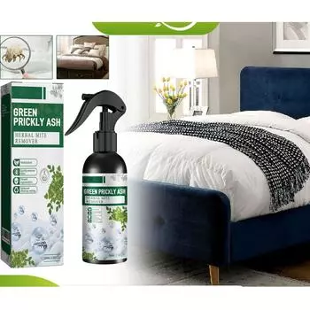 100 мл спрей для удаления клещей с зеленым перцем, экологически чистое средство для удаления клещей, бытовой спрей для дивана против клещей One Size