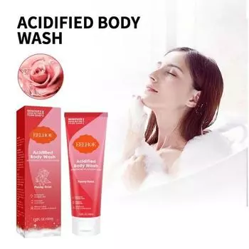 100 мл средства для мытья тела с подкисленной увлажняющей формулой для контроля запаха Клинически проверенный гель для тела для длительного сохранения свежести красный